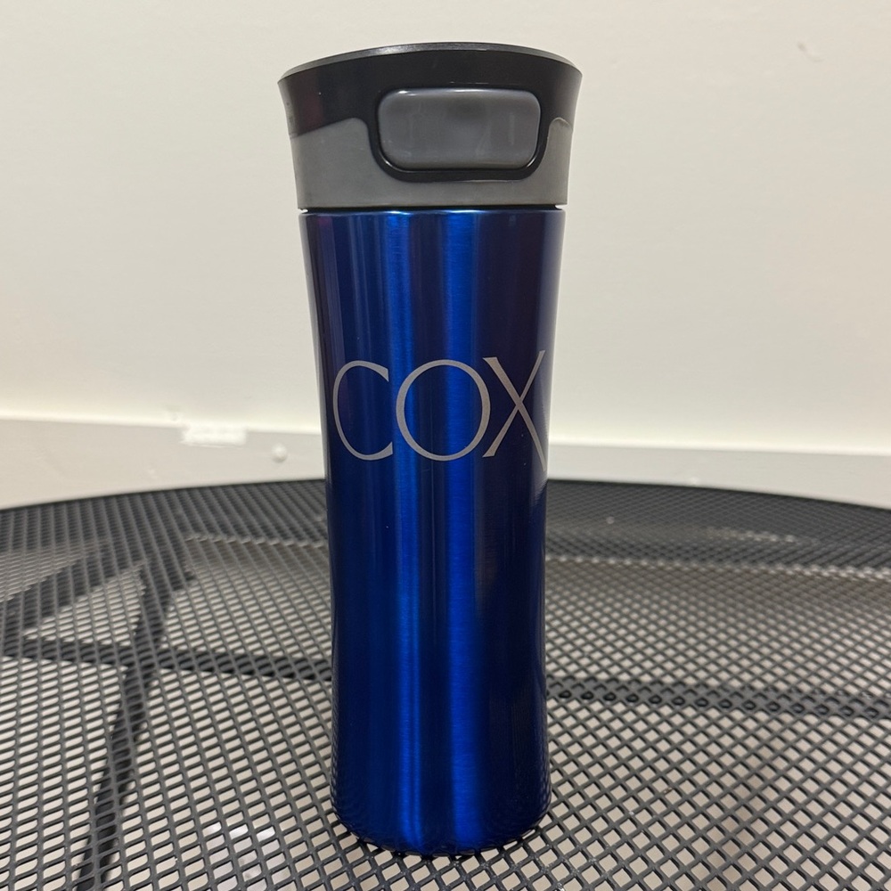 Cox Blue Stainless Steel Travel Tumbler
